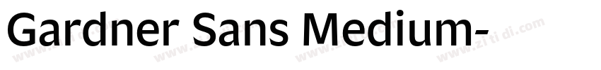Gardner Sans Medium字体转换 Gardner Sans Medium字体转换